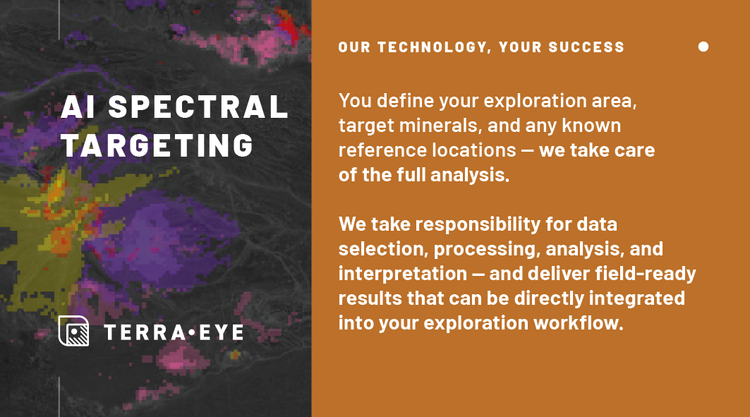 AI Spectral Targeting for Mineral Exploration